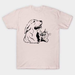 Dog and Cat T-Shirt